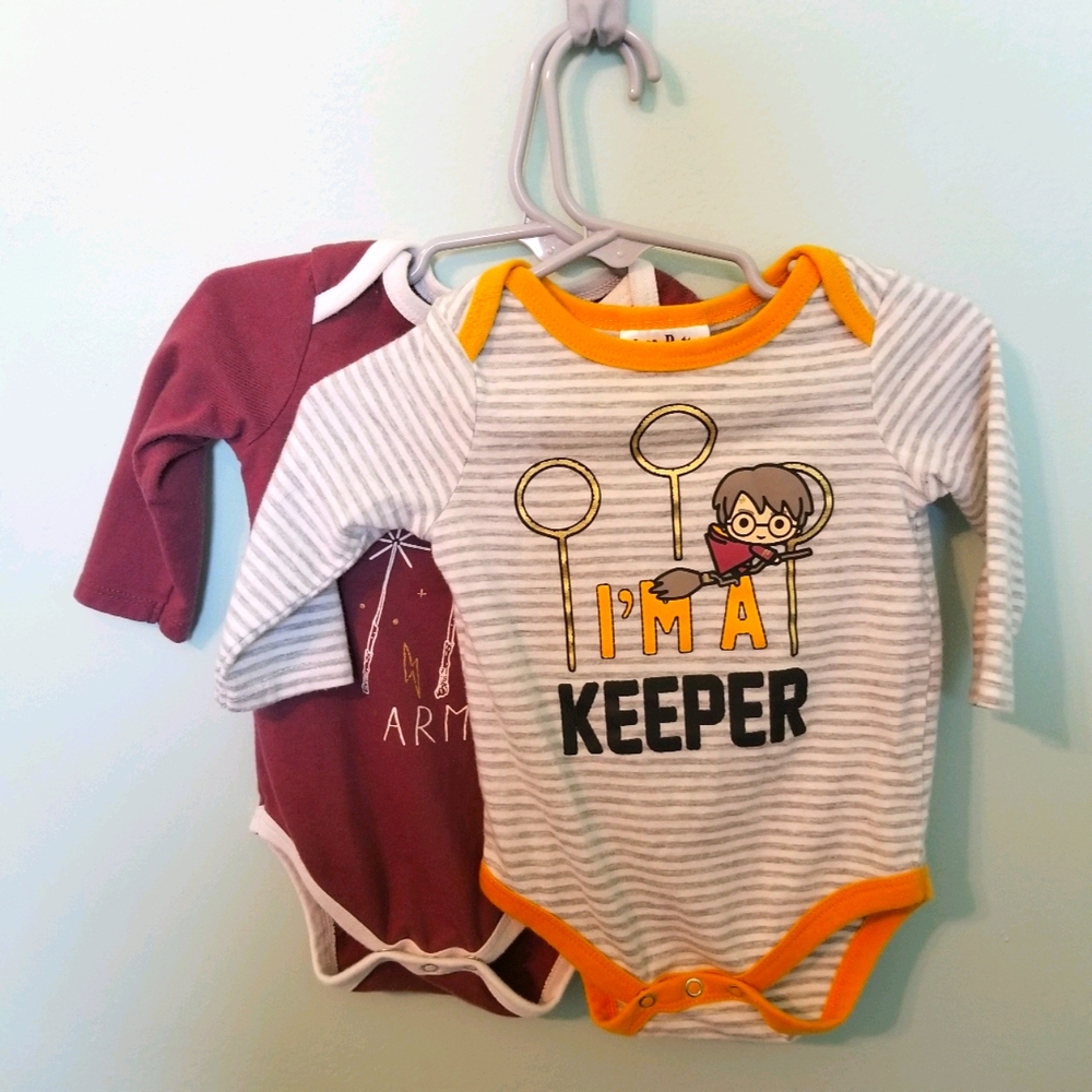 Harry Potter Long sleeve Onsies! 2 pack!